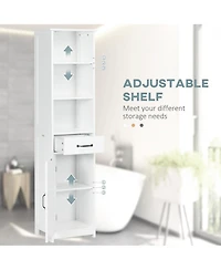 Bathroom Storage Cabinet Compact Design with Durable Build for Towels and Essentials