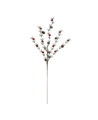 Set of 6 Pine Bell Cone Sprays for Seasonal Decoration