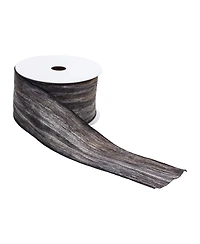 2.5" X 10 Yds. Ribbon (Set of 2) Wired Polyester For Decor