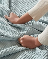 Madison Park Waffle Weave Cotton Blanket