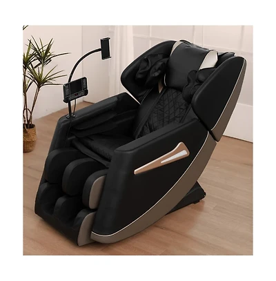 Full Body Massage Chair with Heat & Air Compression, Zero Gravity Recliner with Calf Rollers & Bluetooth-Maison Boucle