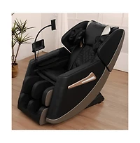 Full Body Massage Chair with Heat & Air Compression, Zero Gravity Recliner with Calf Rollers & Bluetooth-Maison Boucle