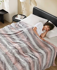 Madison Park Zuri Faux Fur Blanket