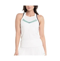 Lucky In Love V.i.p. Womens Tennis Tank with Built-In Bra
