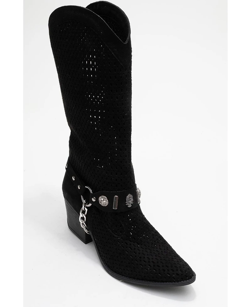 Prologue Shoes Lumen Block Heel Western Boot (Women)