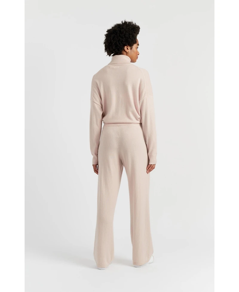 Chinti & Parker Women's Wool Cashmere Wide Leg Track Pant