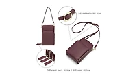 Kemimoto Small Crossbody Cell Phone Bag for Women, Mini Over Shoulder Handbag Purse with Credit Card Slots