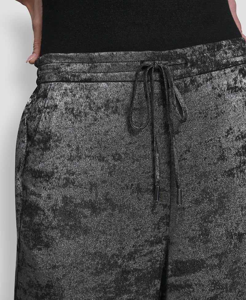 Dkny Women's Textured Pull-On Pants