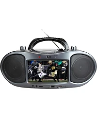 Emerson Edl-2560H Bluetooth Boombox Dvd Player with 7'' Lcd Screen and Radio