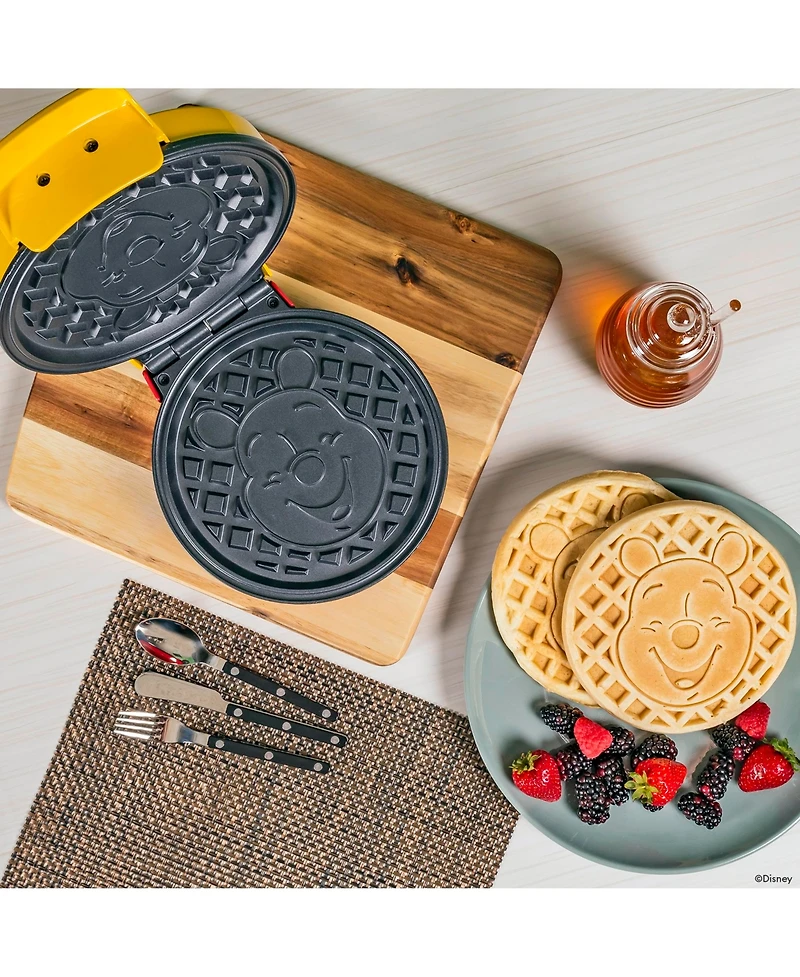 Uncanny Brands Disney Winnie the Pooh Waffle Maker - Your Favorite Honey Bear on Your Waffles