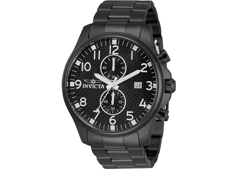 Invicta Men's Specialty Quartz Chronograph Black Dial Watch