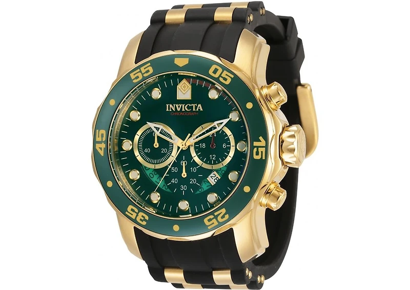 Invicta Men's 6984 Pro Diver Scuba Quartz Chronograph Green Dial Watch