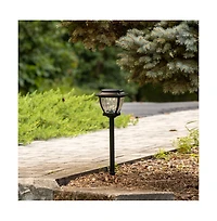 Maxsa Innovations Solar Wave Glass Style - Super Bright Path Lights 2 pack White