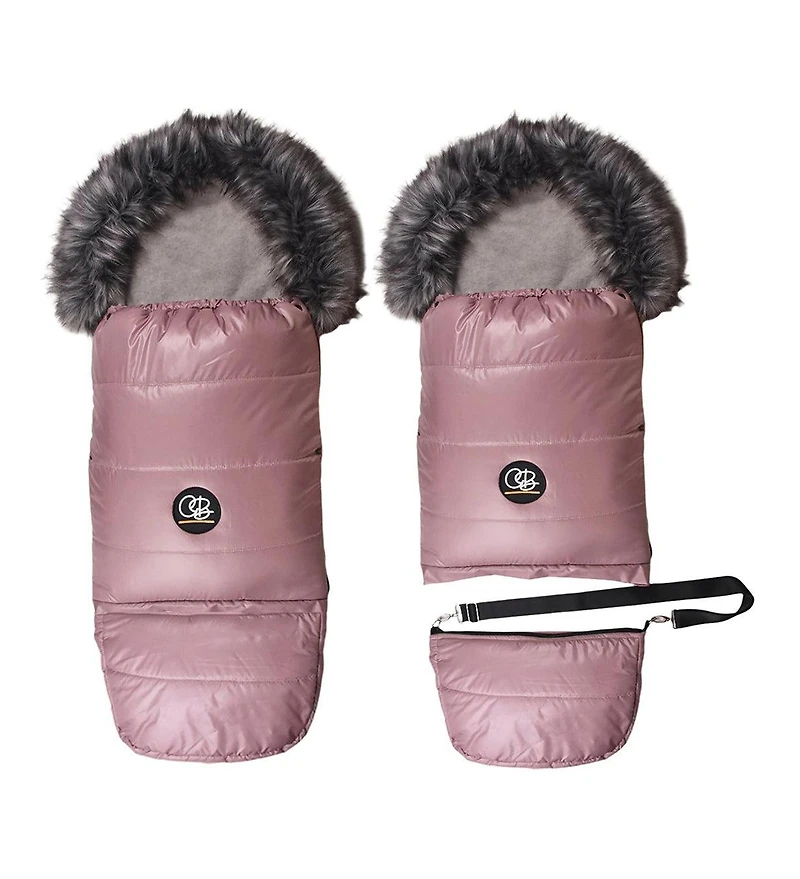 Cover Baby Baby Cover 0-3 Years Organic Premium Gray Wool Adjustable Footmuff in Pastel