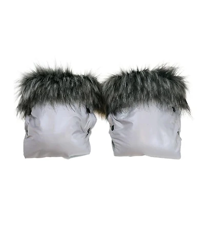 Cover Baby Baby Cover Adult Premium Handmuff Gloves With Gray Wool in Gray