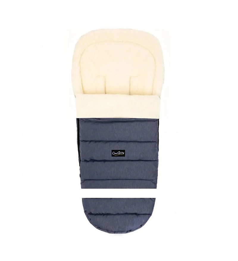Cover Baby Baby Cover 0-3 Years Arctic Organic Wool Adjustable Footmuff in Navy
