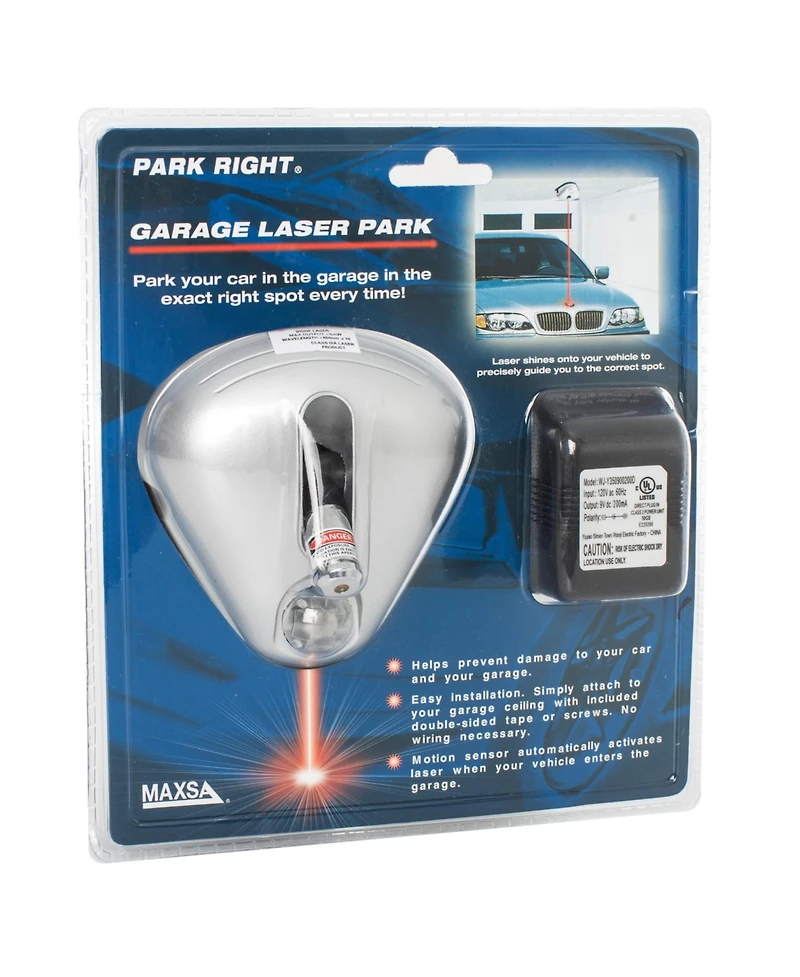 Maxsa Innovations Park Right White Garage Laser