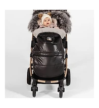 Cover Baby Baby Cover 0-3 Years Organic Premium Gray Wool Adjustable Footmuff in Pastel