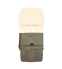 Cover Baby Baby Cover 0-3 Years Scandinavian Organic Wool Adjustable Footmuff in Olive