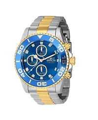 Invicta Men's 43408 Pro Diver Quartz Chronograph Blue Dial Watch