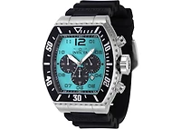 Invicta Men's 47285 Pro Diver Quartz Chronograph Black, Turquoise Dial Watch