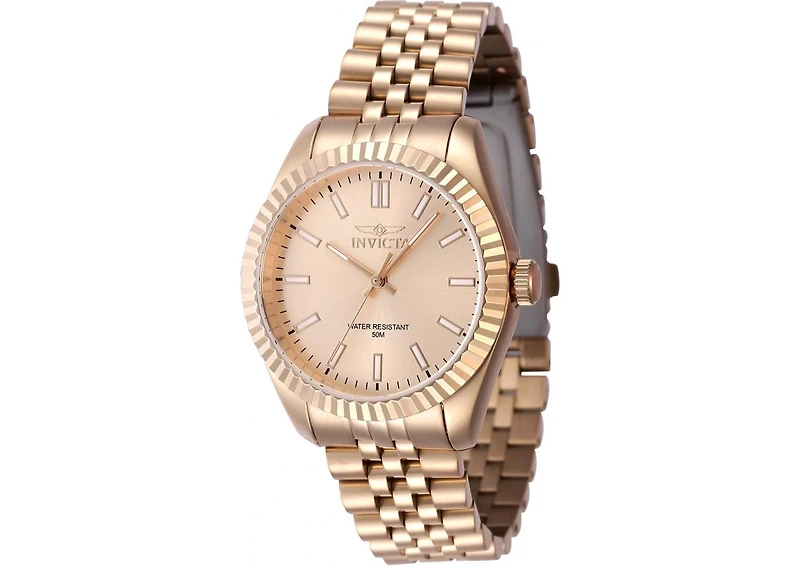 Invicta Women's 47509 Specialty Quartz 3 Hand Rose Gold Dial Watch
