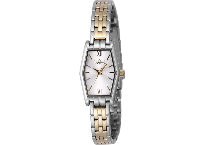 Invicta Women's Angel Quartz 3 Hand Silver Dial Watch