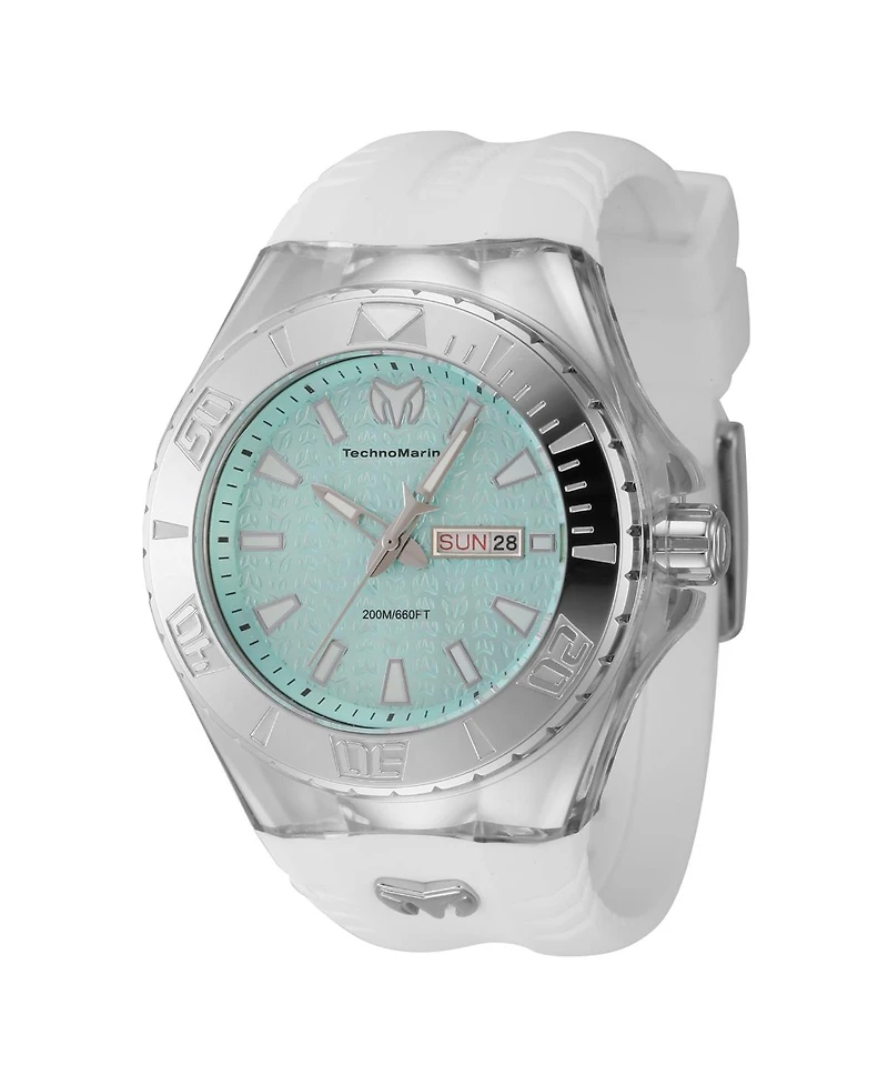 Technomarine Men's Tm-122010 Cruise Quartz 3 Hand Turquoise Dial Watch