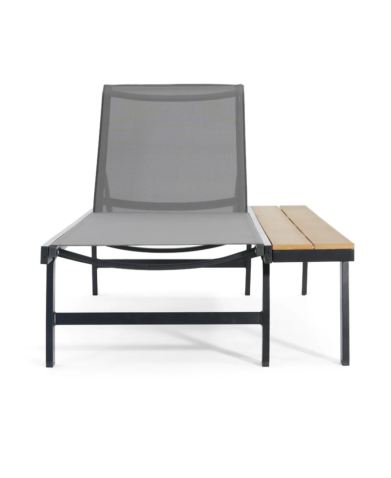 Streamdale Furniture Chaise Lounge Set with Adjustable Mesh Seating