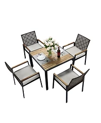 Streamdale Furniture All Weather 5-Piece Patio Dining Set