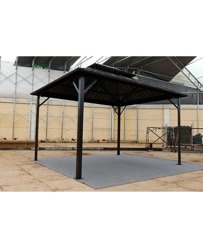 Streamdale Furniture 10x10FT Aluminum Hardtop Gazebo