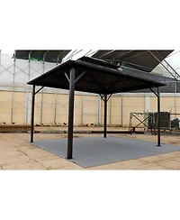 Streamdale Furniture 10x10FT Aluminum Hardtop Gazebo