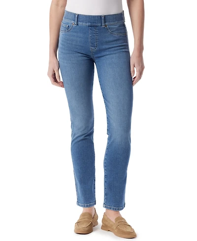 Gloria Vanderbilt Women's Shape Effect Pull-On Straight-Leg Jeans