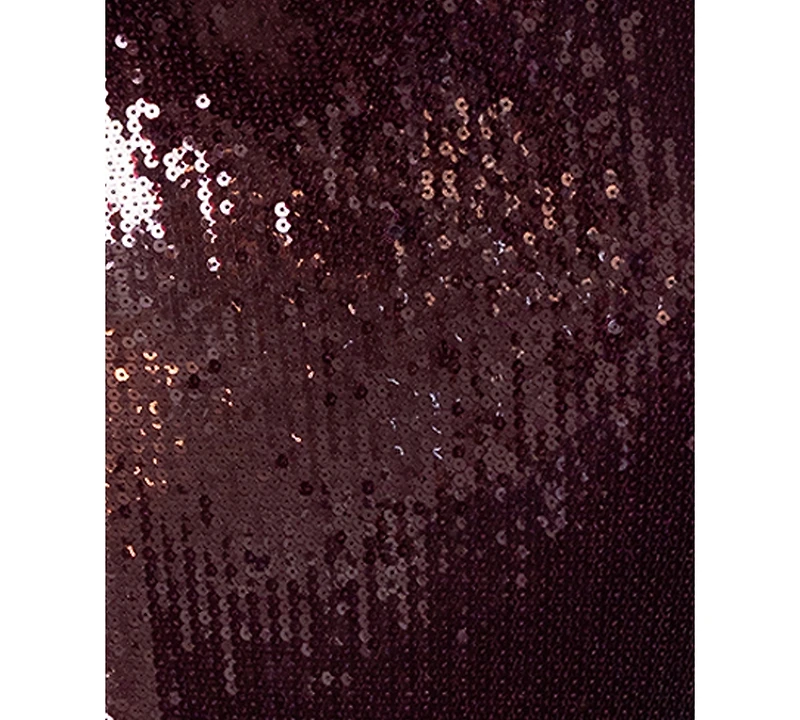 Betsy & Adam Petite Halter Neck Sequin Detail Dress