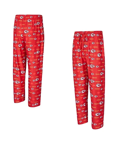 Concepts Sport Men's Red Kansas City Chiefs Mosaic All Over Print Pants