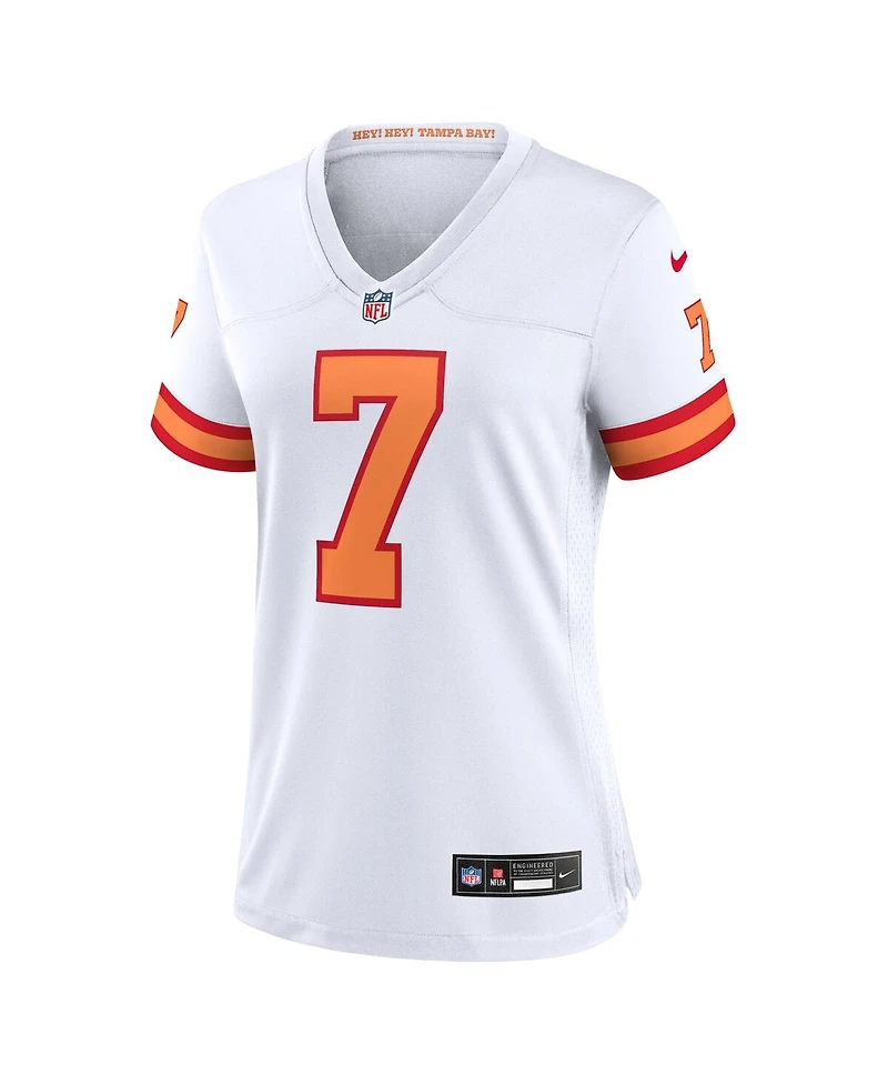 Nike Women's Bucky Irving White '76 Tampa Bay Buccaneers Game Jersey