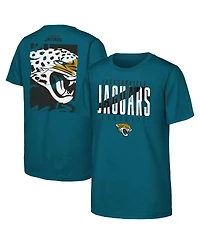 Outerstuff Big Boys and Girls Teal Jacksonville Jaguars Posterize T-Shirt