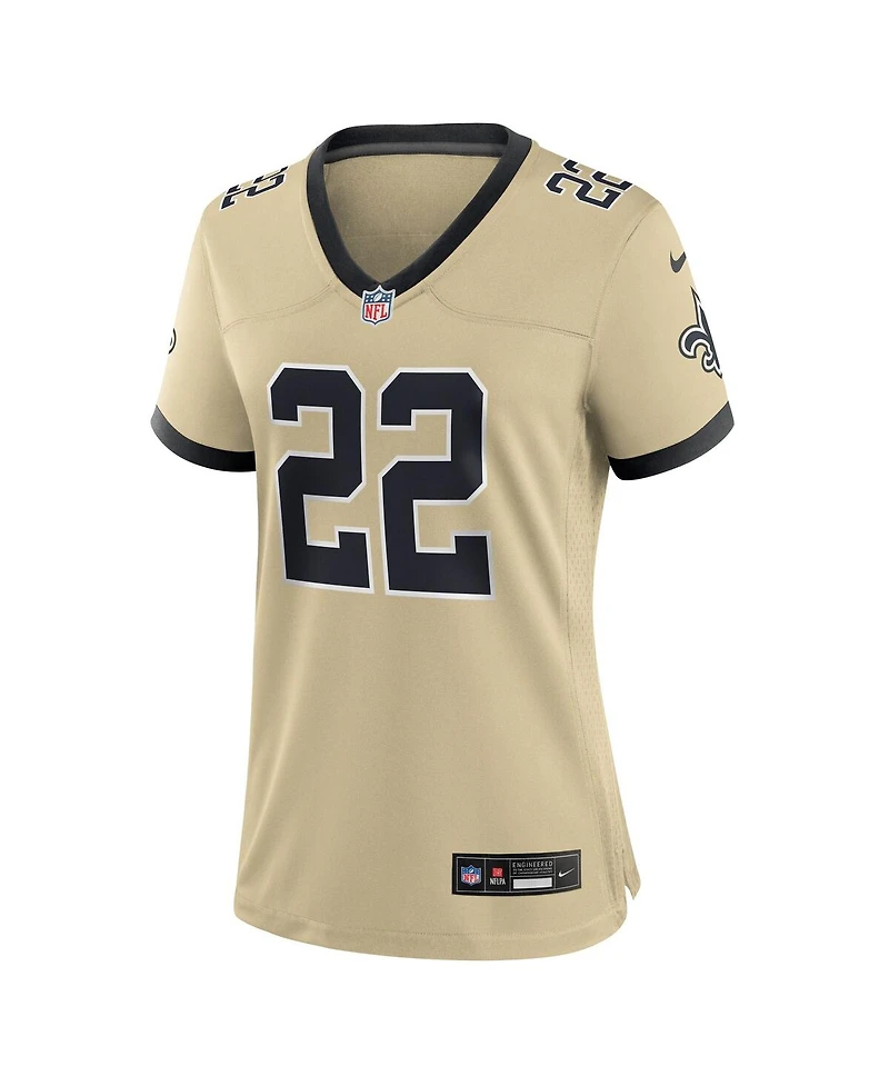 Nike Women's Rashid Shaheed Gold New Orleans Saints Alternate Game Player Jersey
