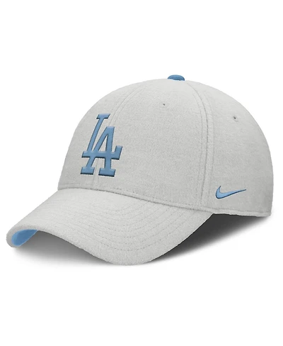 Nike Men's Gray Los Angeles Dodgers Club Adjustable Hat