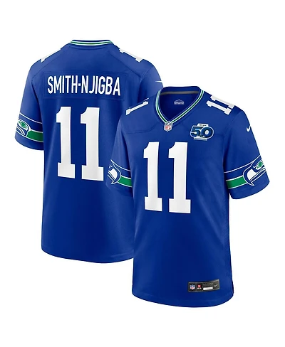 Nike Men's Jaxon Smith-Njigba Royal Seattle Seahawks Alternate 2 50th Season Game Jersey