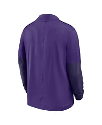 Nike Men's Purple Lsu Tigers One Goal Performance Half-Zip Pullover Sweatshirt