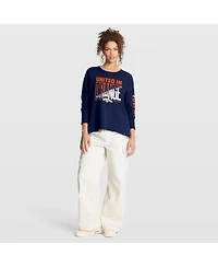 Fanatics Women's Navy Denver Broncos Hometown Legacy Long Sleeve T-Shirt