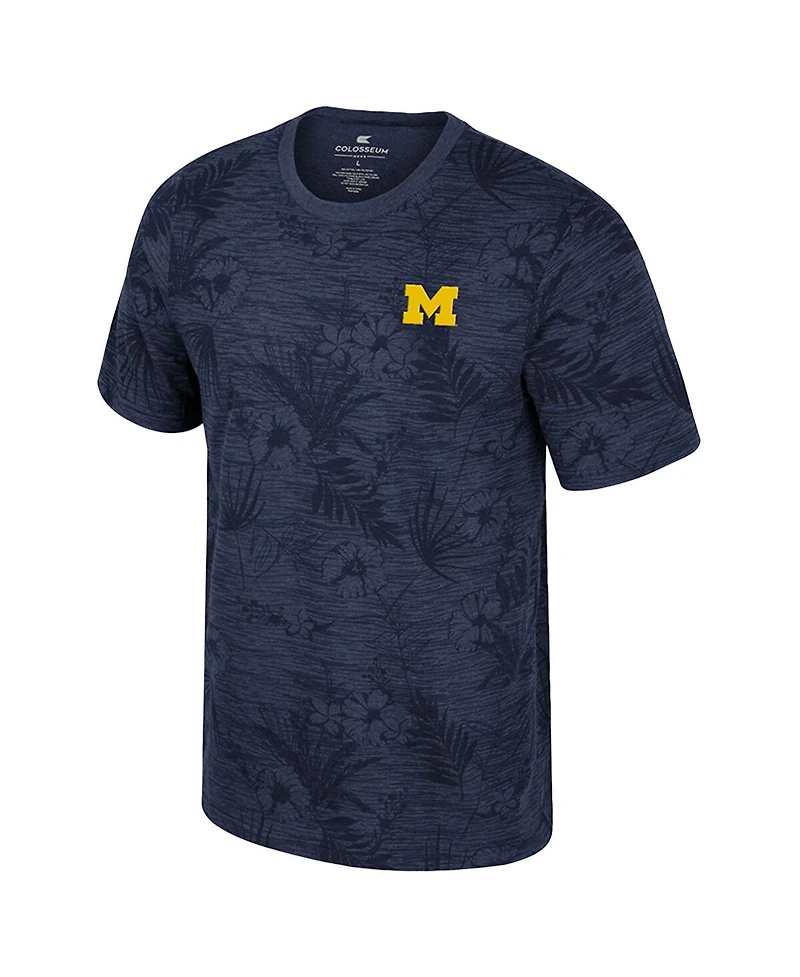 Colosseum Big Boys and Girls Navy Michigan Wolverines Fern T-Shirt