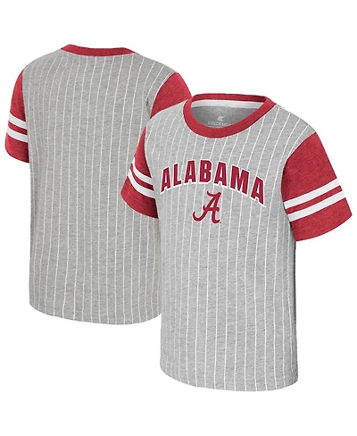 Colosseum Toddler Heather Gray Alabama Crimson Tide Airball T-Shirt