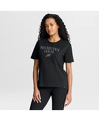 Fanatics Women's Black Philadelphia Eagles Blackout Kneel Down Legacy T-Shirt