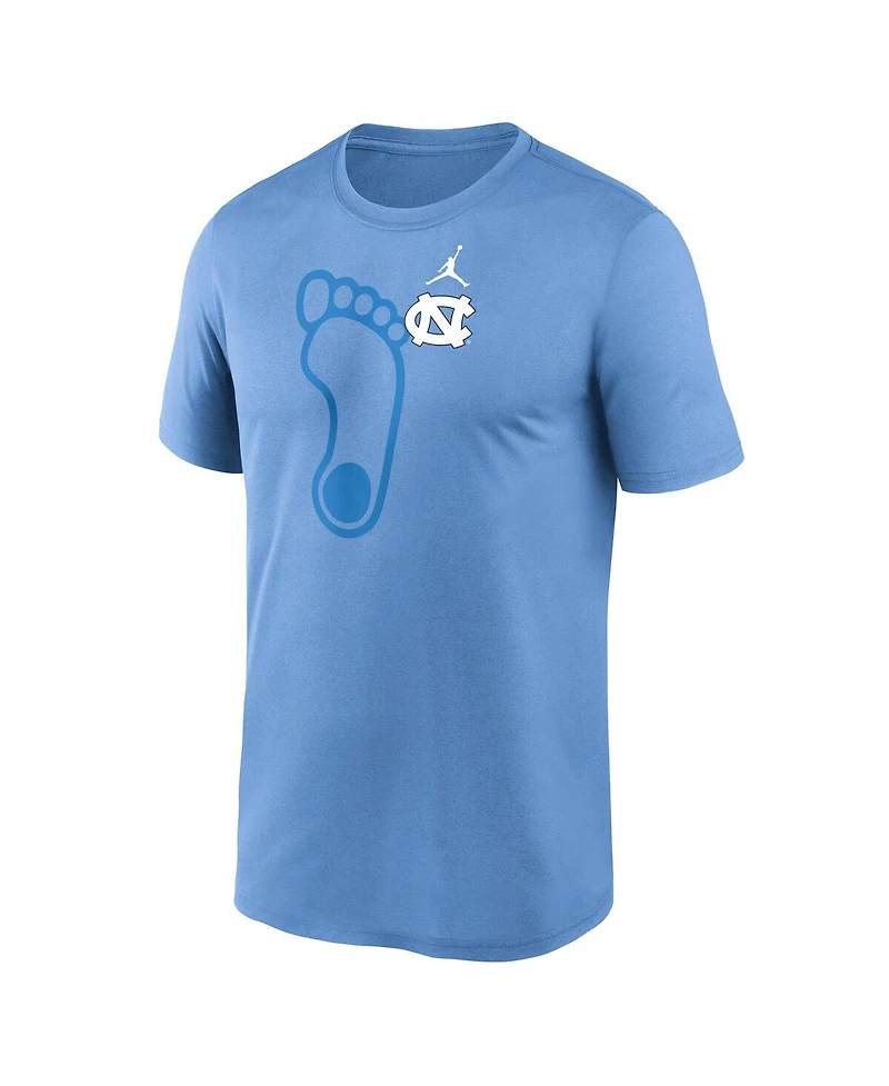 Jordan Men's Carolina Blue North Carolina Tar Heels Campus Shadow Legend Performance T-Shirt