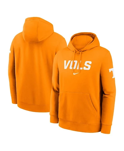 Nike Men's Tennessee Orange Volunteers Nickname Club Fleece Pullover Hoodie