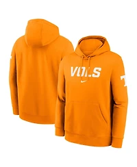 Nike Men's Tennessee Orange Volunteers Nickname Club Fleece Pullover Hoodie