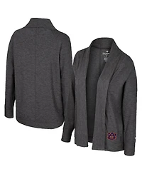 Colosseum Women's Charcoal Auburn Tigers Dash Cardigan