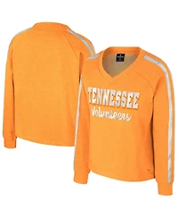 Colosseum Women's Tennessee Orange Volunteers Treasures Long Sleeve V-Neck T-Shirt